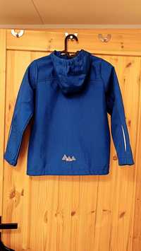 Kurtka Softshell 134/140 niebieska