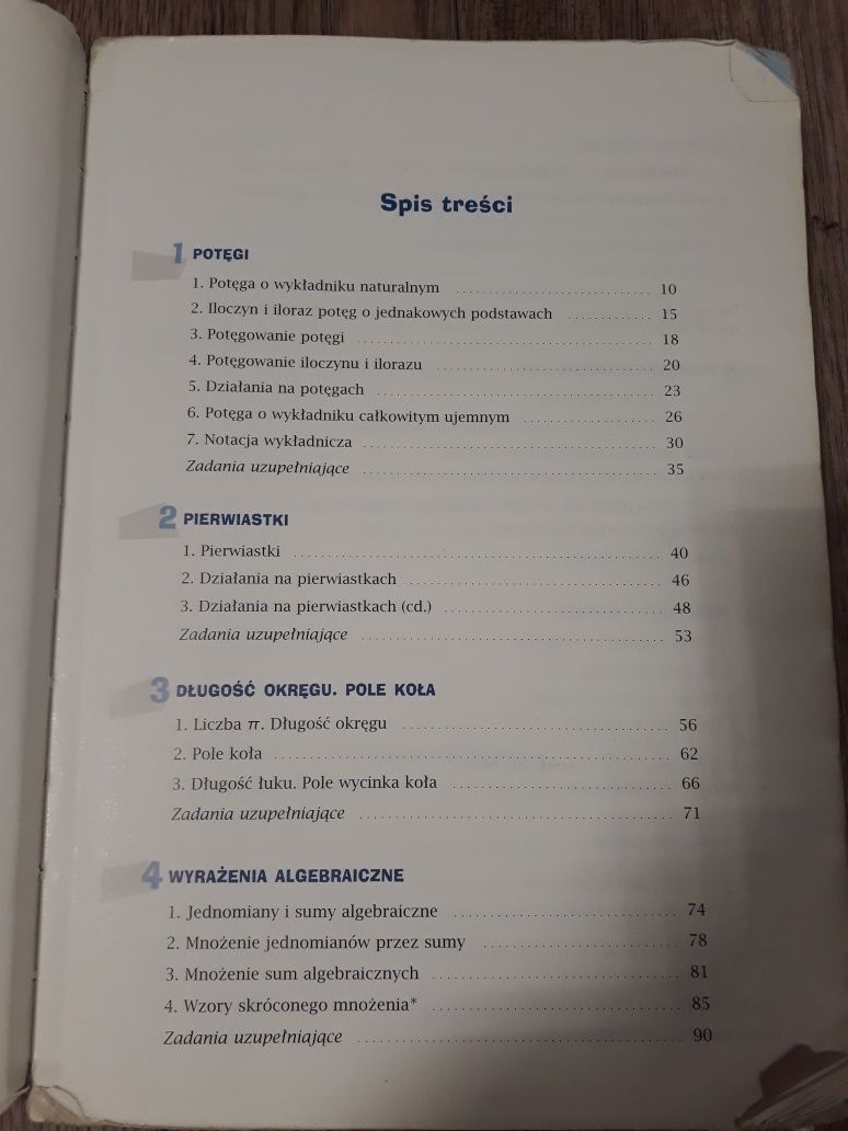 Podręcznik Matematyka z plusem 2 gimnazjum GWO