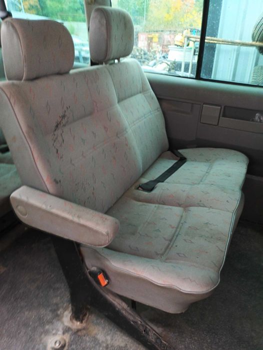 Siedzenie pasażera dwójka II rząd Volkswagen Transporter T4