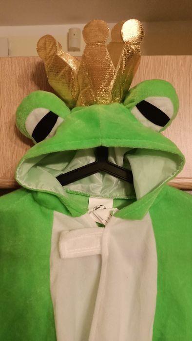 Strój kostium przebranie peleryna żabki żabka