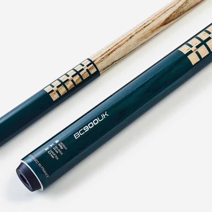 TACO DE BILHAR INGLÊS/SNOOKER BC 900 UK COM 2 PEÇAS PARA UNIÃO A 1/2,