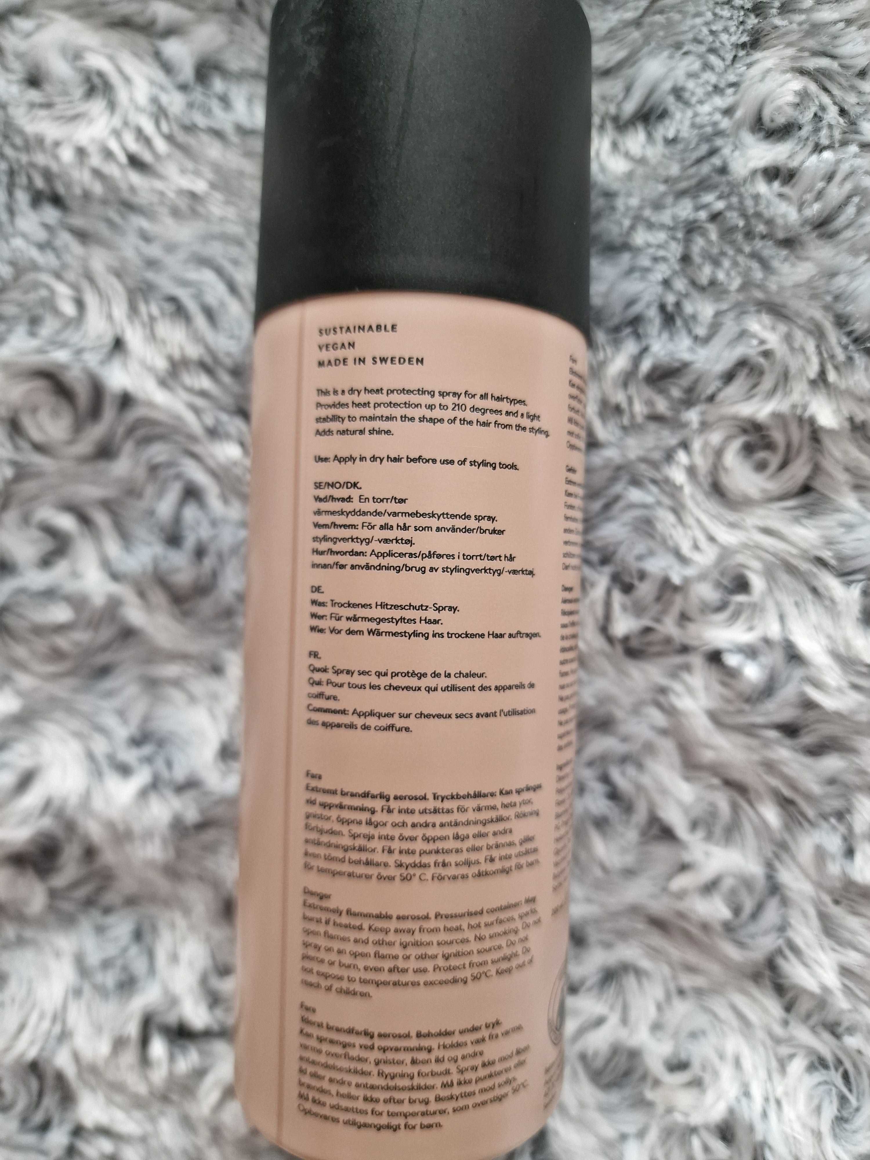 Spray termoochronny Skydda Torr  & Lakier Spraya Lagom Björk
