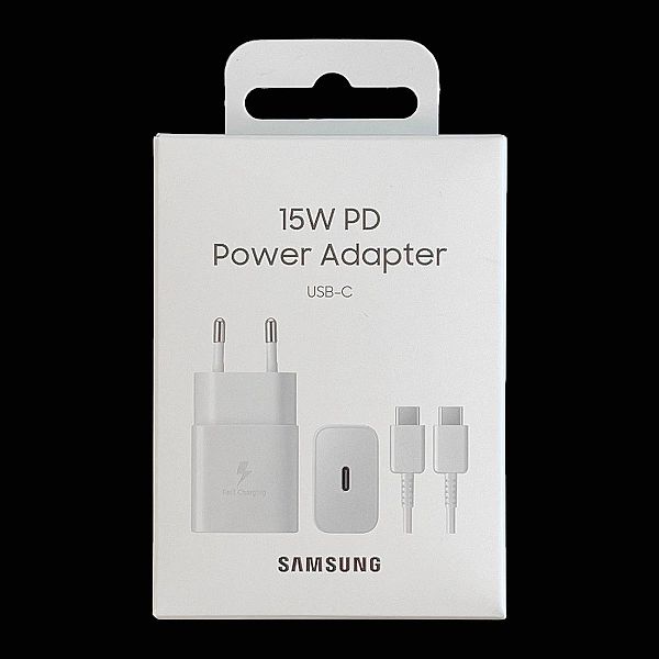 Ładowarka sieciowa Samsung EP-T1510XWEGEU USB-C 15W PD AFC + kabel USB