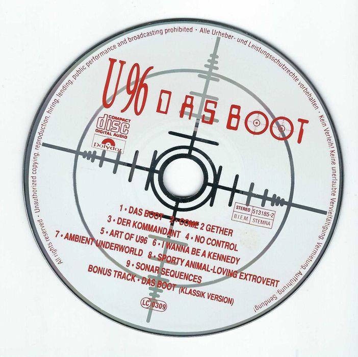 CD U96 - Das Boot (1992) (Polydor)