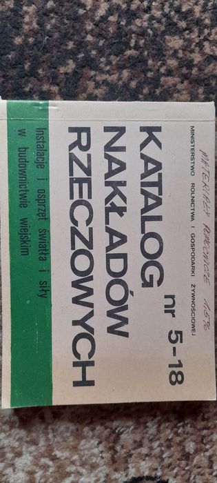 K N R nr 5-18 Instalacje i osprzęt światła i siły w budownictwie wiejs