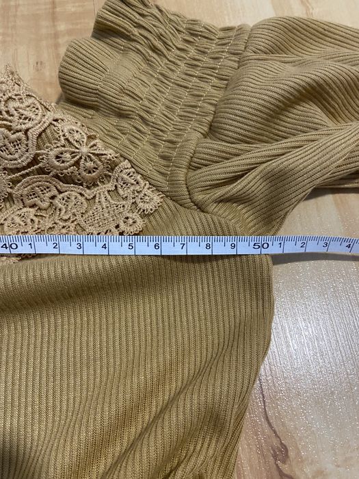 Asos 40 L kombinezon damski lato dzianina krótkie spodnie rękaw nowy