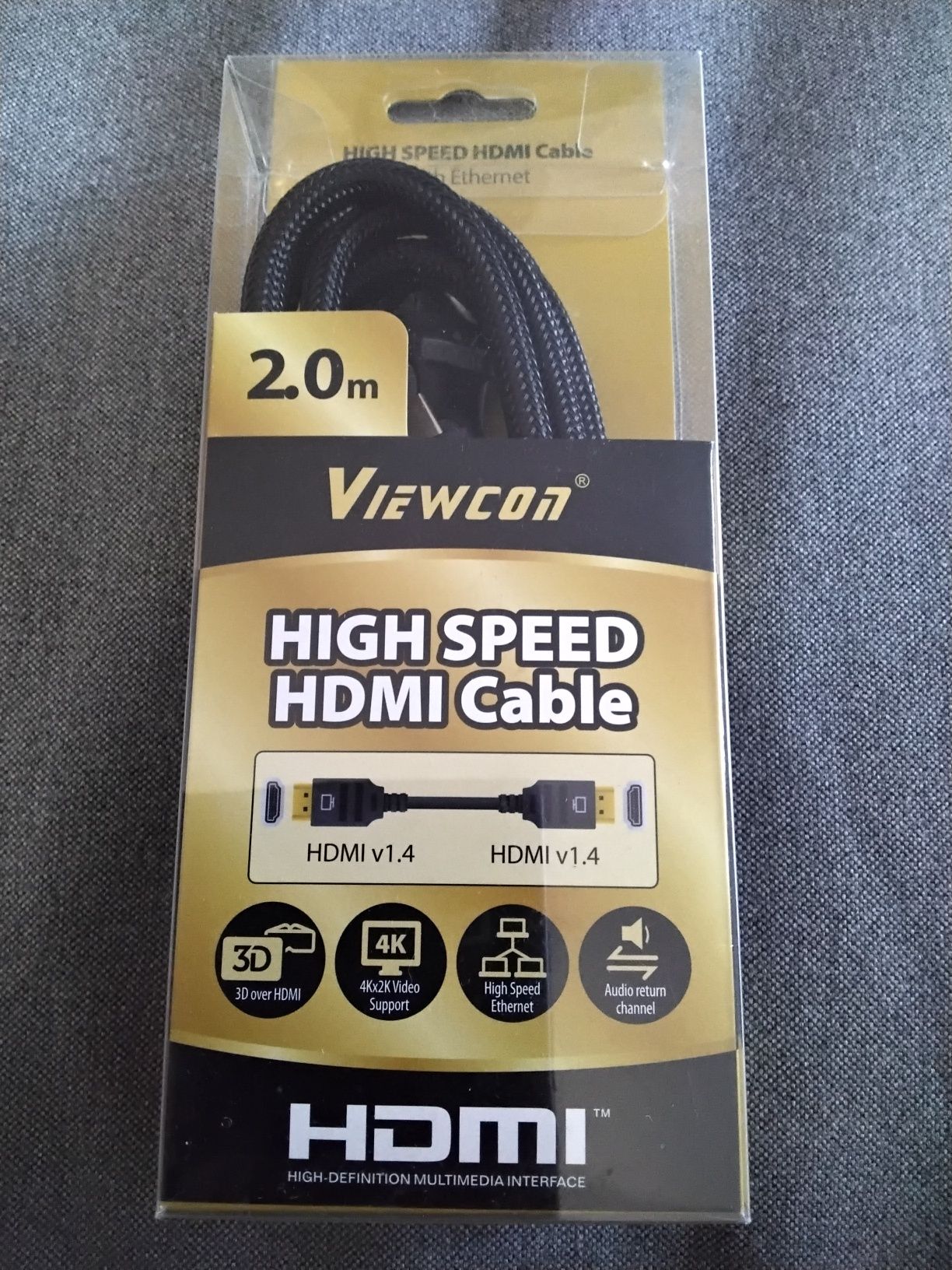 Кабелі нові HDMI to HDMI 1.8М 2.0м 5.0м