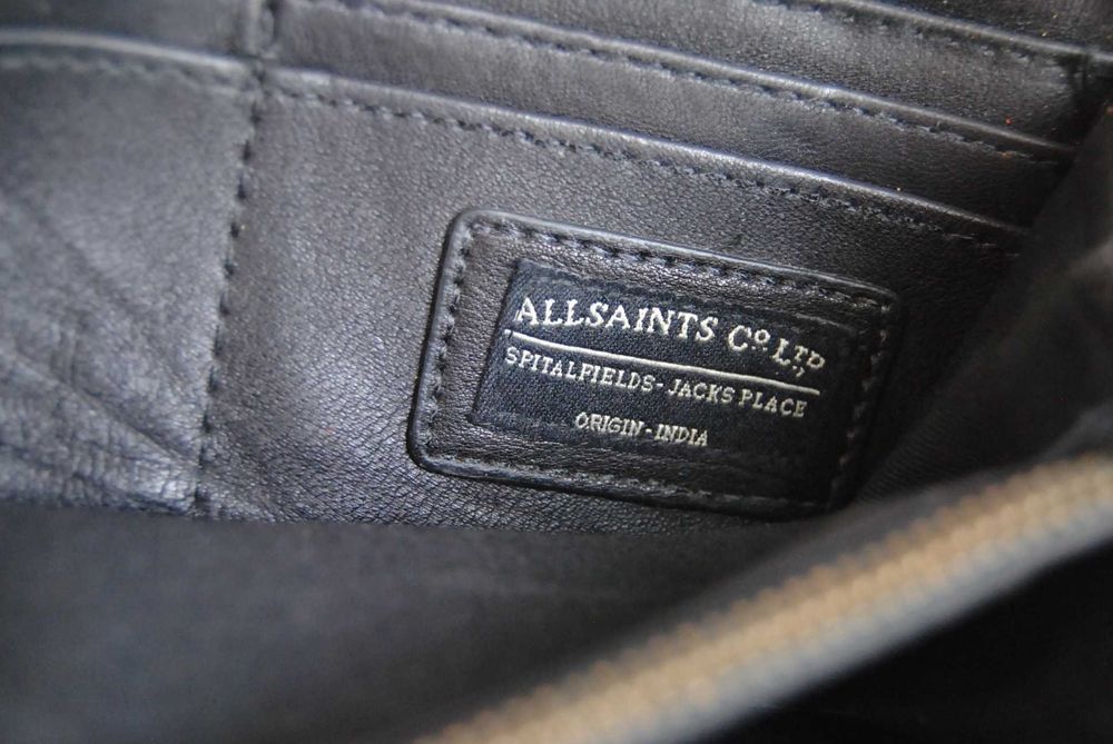 Шкіряний гаманець Allsaints вінтаж / кожаный кошелек