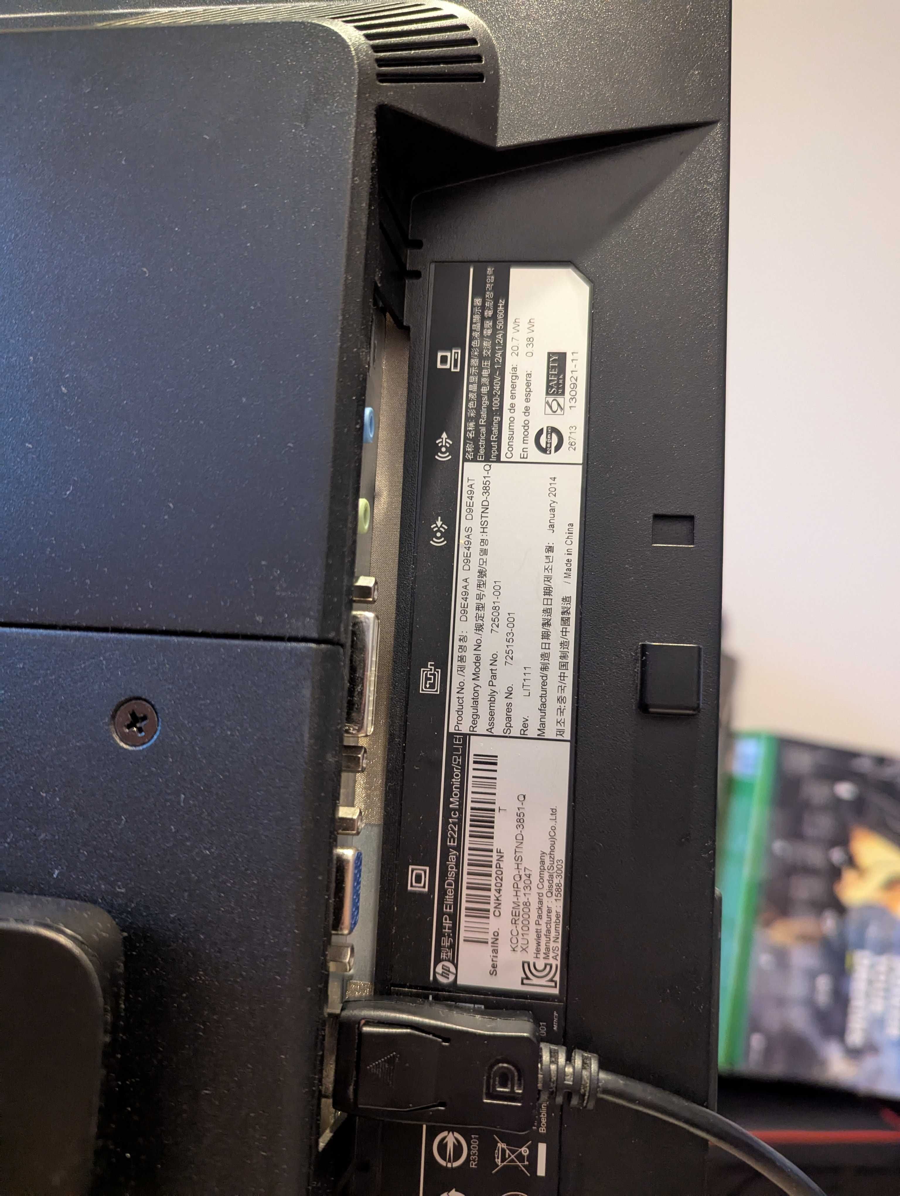 Monitor HP E221c Pivot Mokotów Warszawa