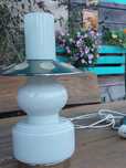 Szklana lampa prl design vintage retro ufo