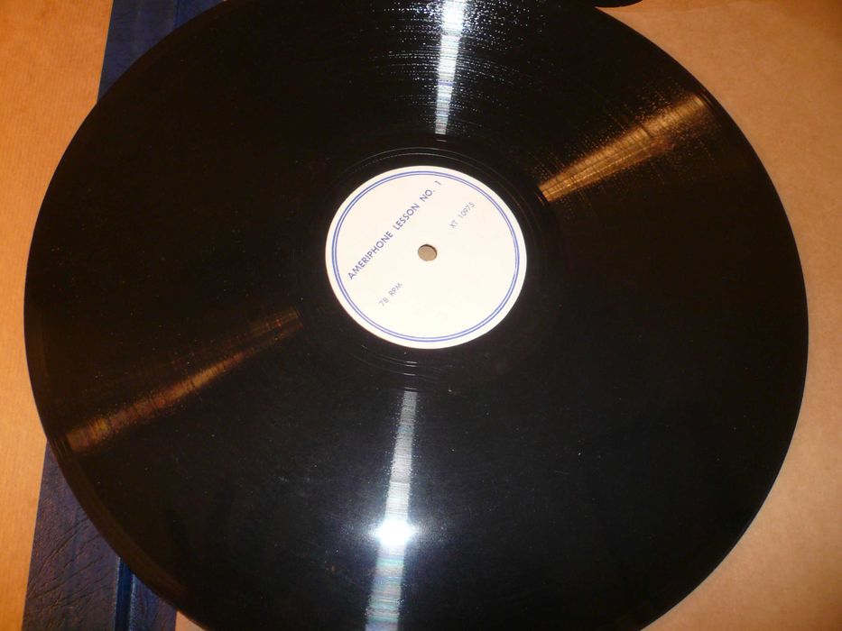 Discos vinil de lições de Inglês