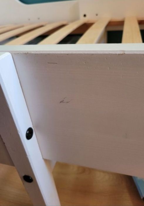 Łóżko Ikea rosnące z dzieckiem Sundvik