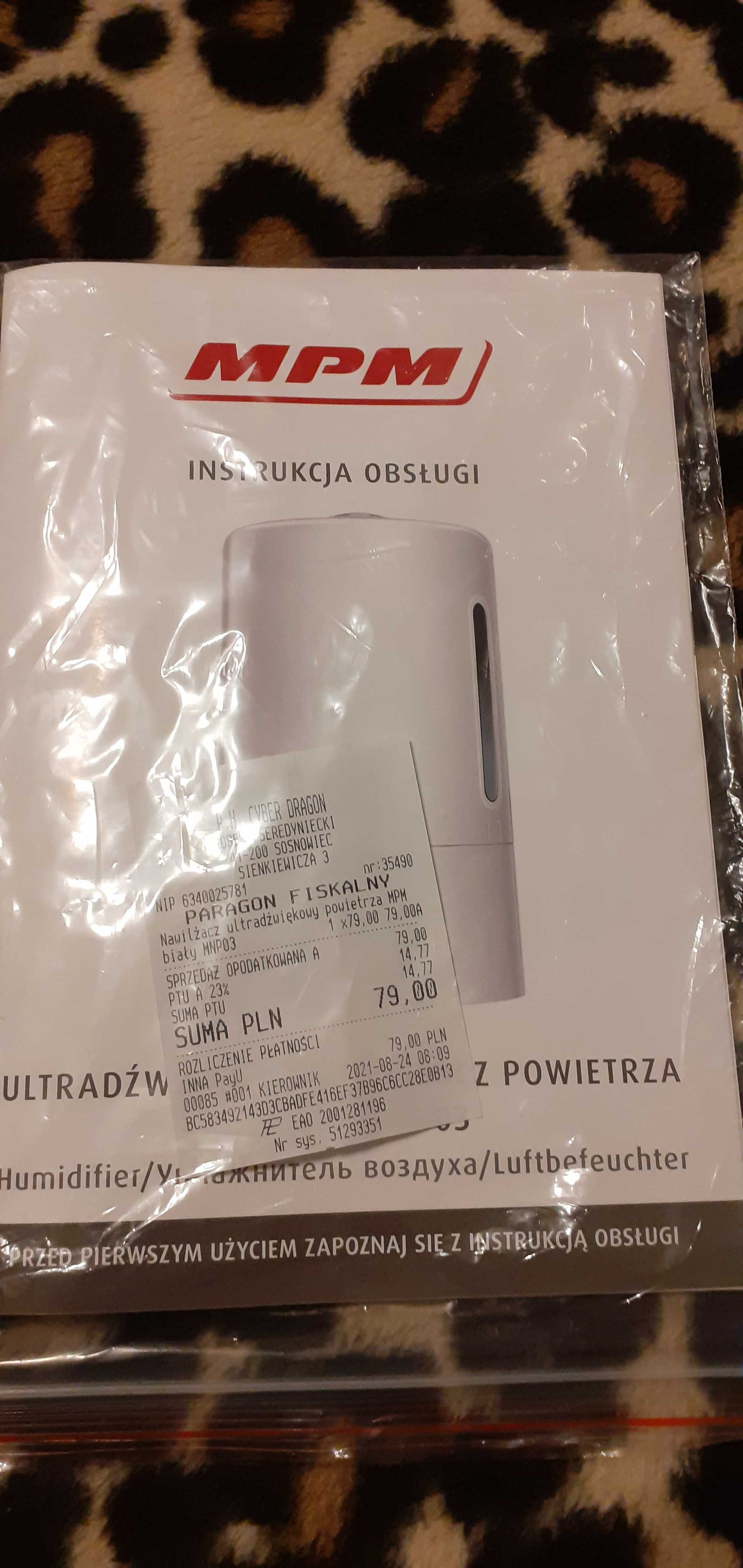 Nawilżacz ultradźwiękowy MPM