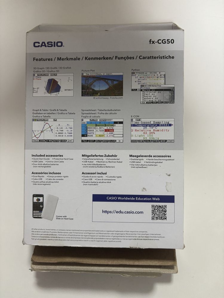 Calculadora grafica Casio fx-CG50