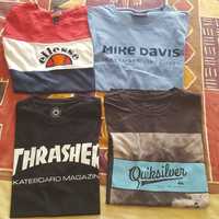 T-shirts-Thrasher, Ellesse, Mike Davis,Quicksilver -desde 5€-Ermesinde