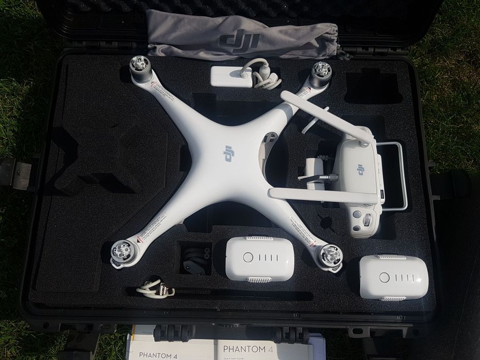 DRON DJI PHANTOM 4 full zestaw led