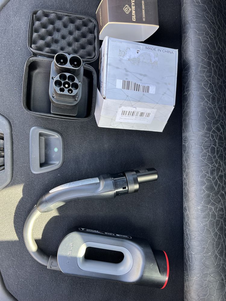 Chademo Tesla зарядное переходник евро б/у, USA-CCS2, USA-EURO