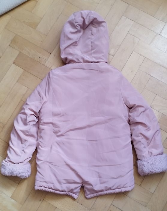 Kurtka zimowa  dla dziewczynki 134 Pepco różowa