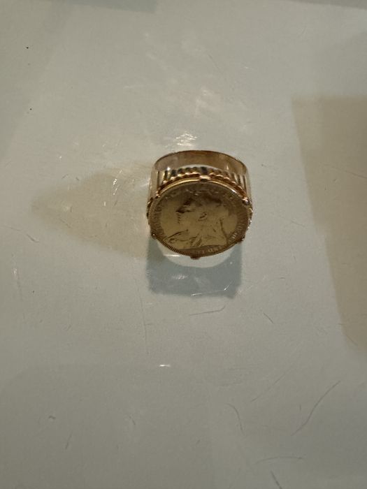 Vendo anel libra ouro 19,2 novo