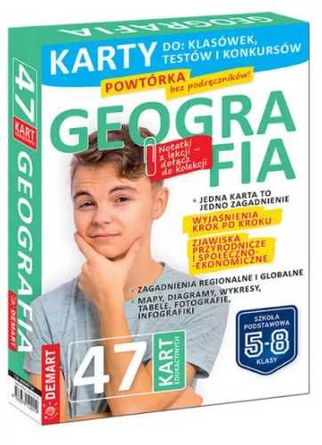 Geografia. Karty edukacyjne - Tomasz Mrozek, Jakub Sypniewski, Marzen