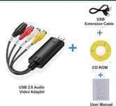 Adapter do Zgrywania VHS na DVD, USB Video Grabber AV/Chinch/S-Video