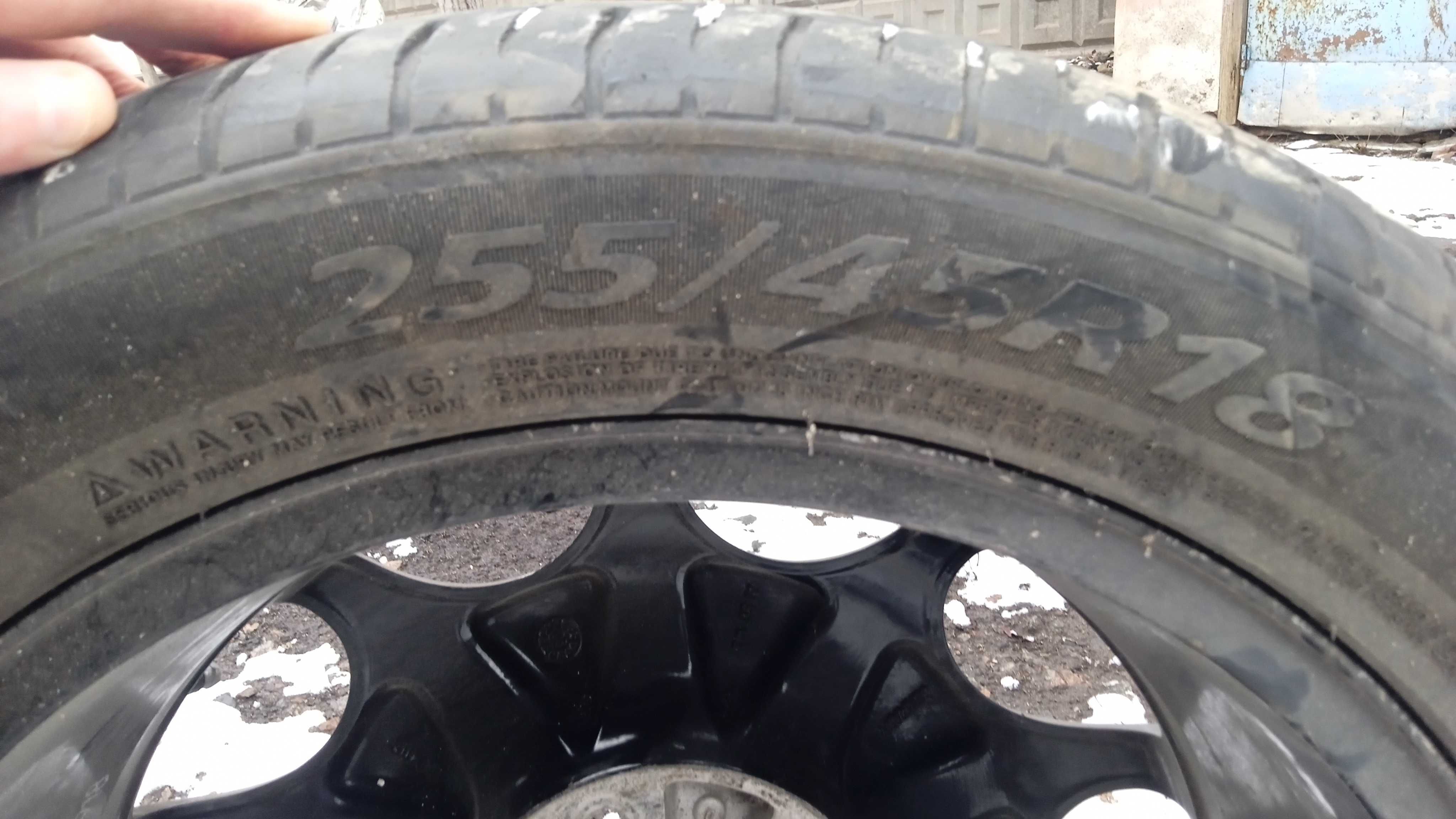 Шина автомобильная 245/55 R18. Alventi. С диском.