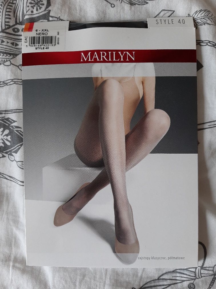 Rajstopy Marilyn nero XXL