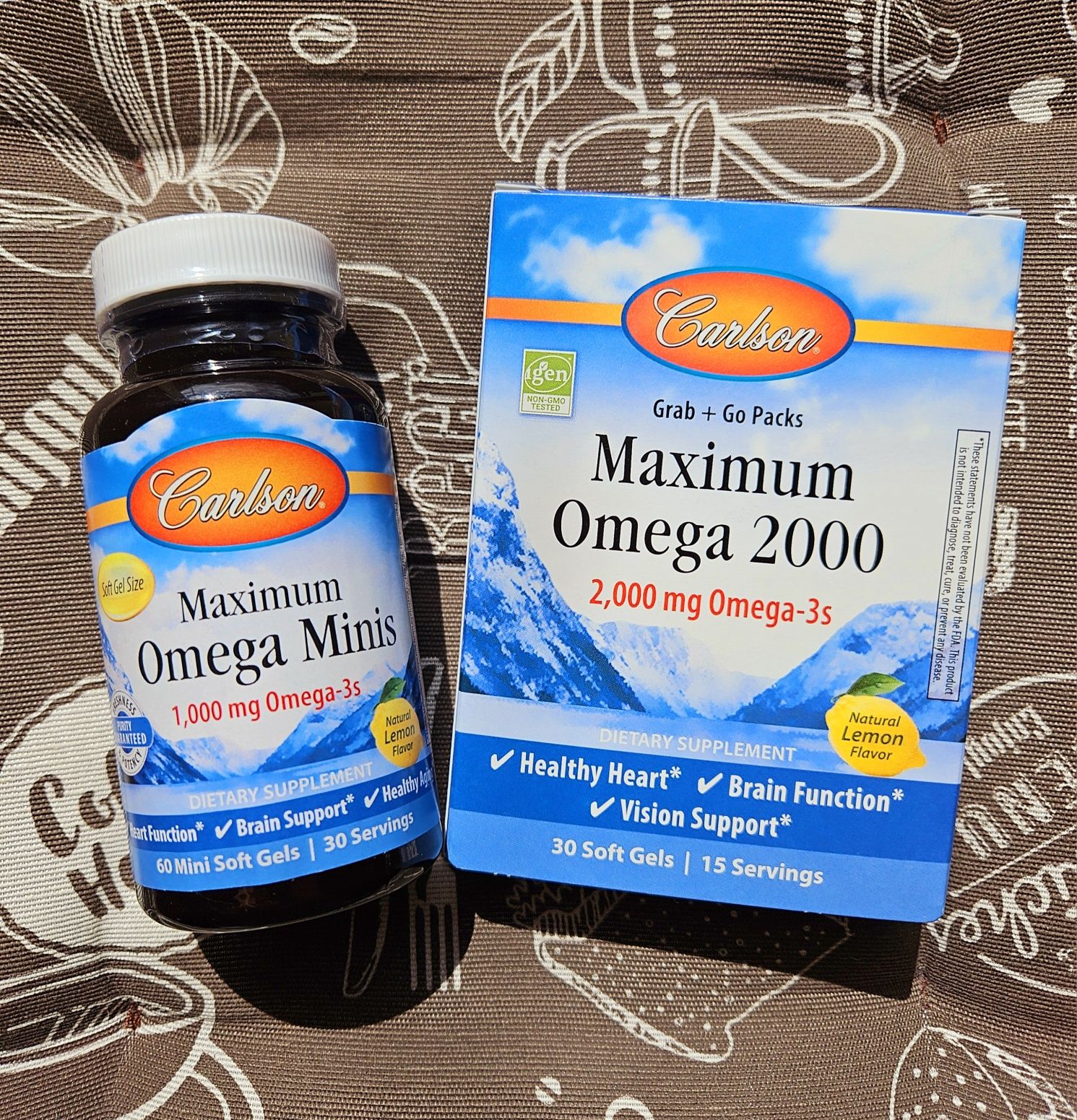 Carlson maximum omega minis омега максимум міні тригліцериди 30 60 шт