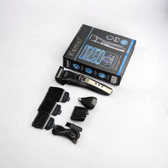 Kemei KM-1506 Багатофункціональна USB машинка для стриження волосся Пе