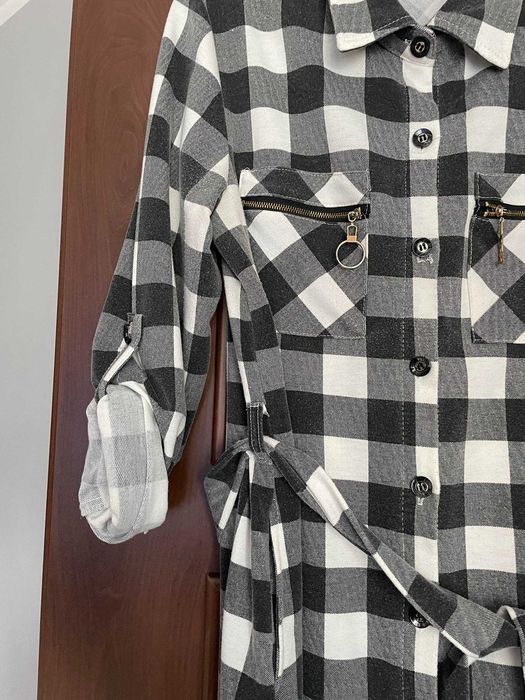 Bluzka tunika z paskiem