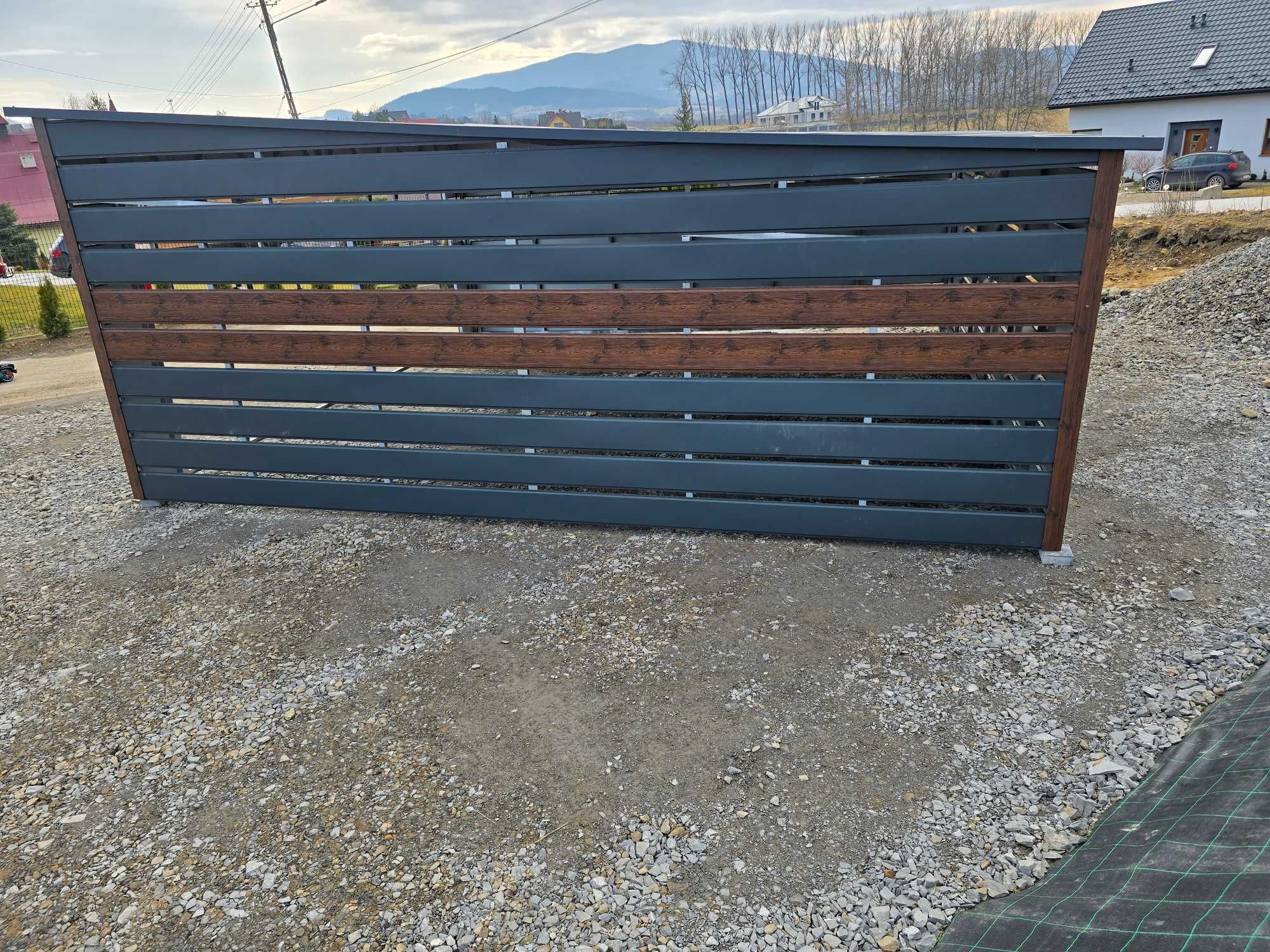 Nowoczesna wiata , carport ,konstrukcje stalowe ,producent