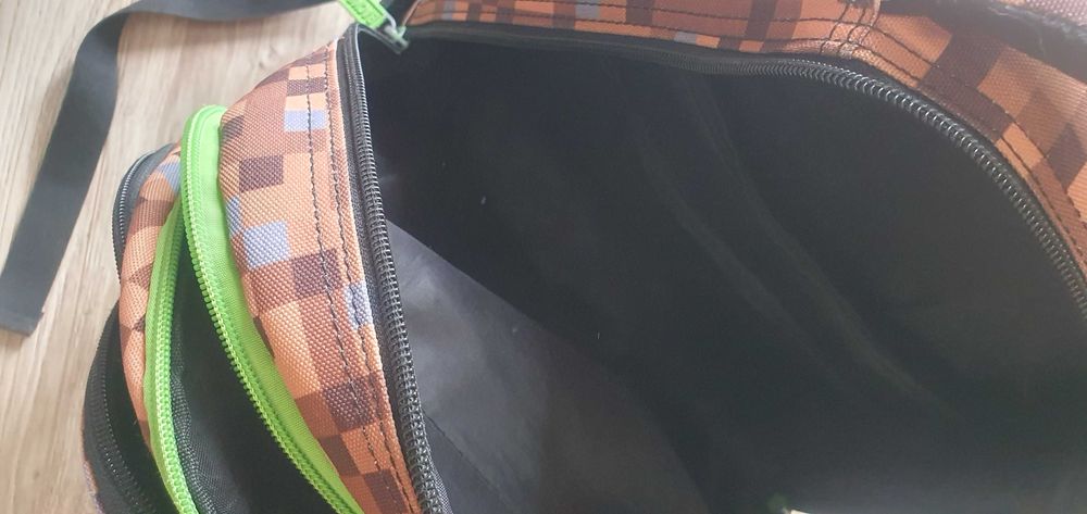 Plecak szkolny BACKUP minecraft 4-komorowy