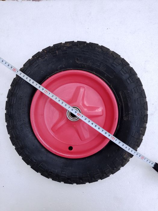 Колесо на тачку 3.50-8 з віссю, без камери