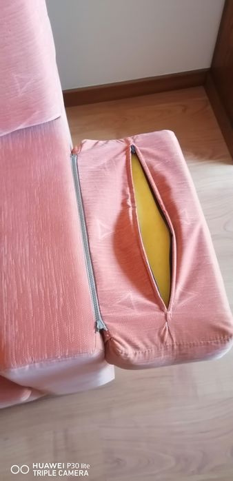 Conjunto de dois sofás Salmão