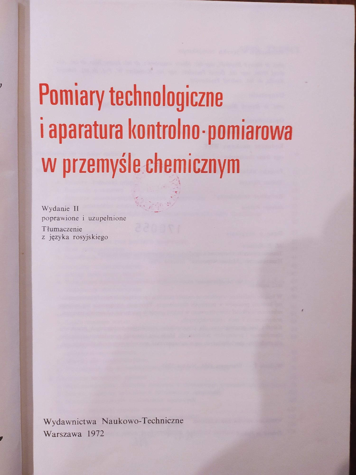 Pomiary technologiczne i aparatura kontrolno pomiarowa w przemyśle ...