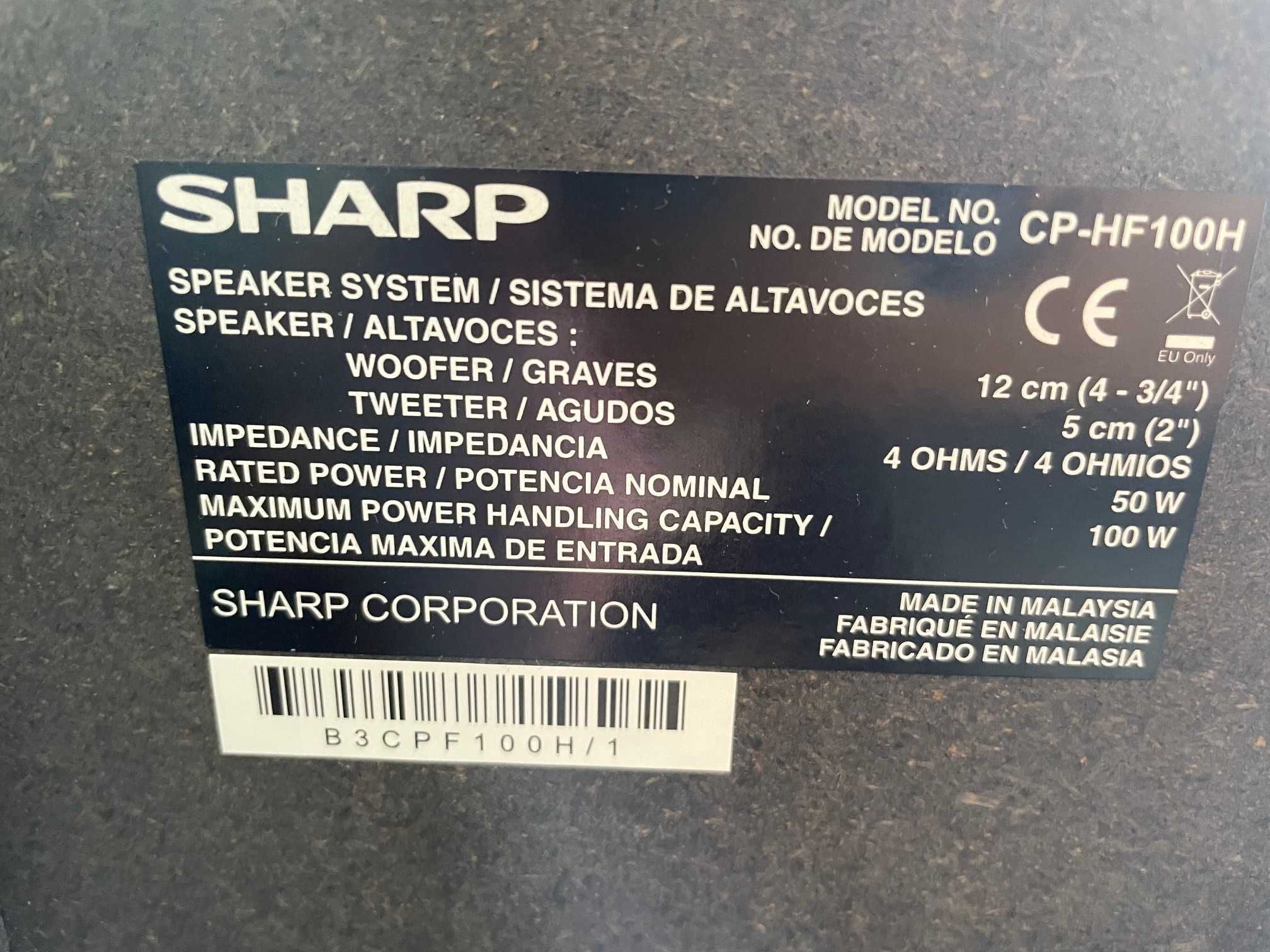 Sprzedam wieżę Sharp XL-HF100H(BK)