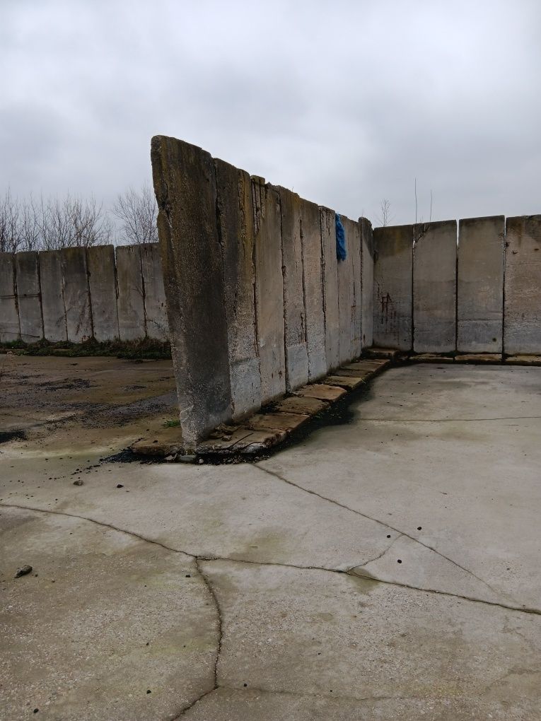 Mur oporowy Tetki betony silos