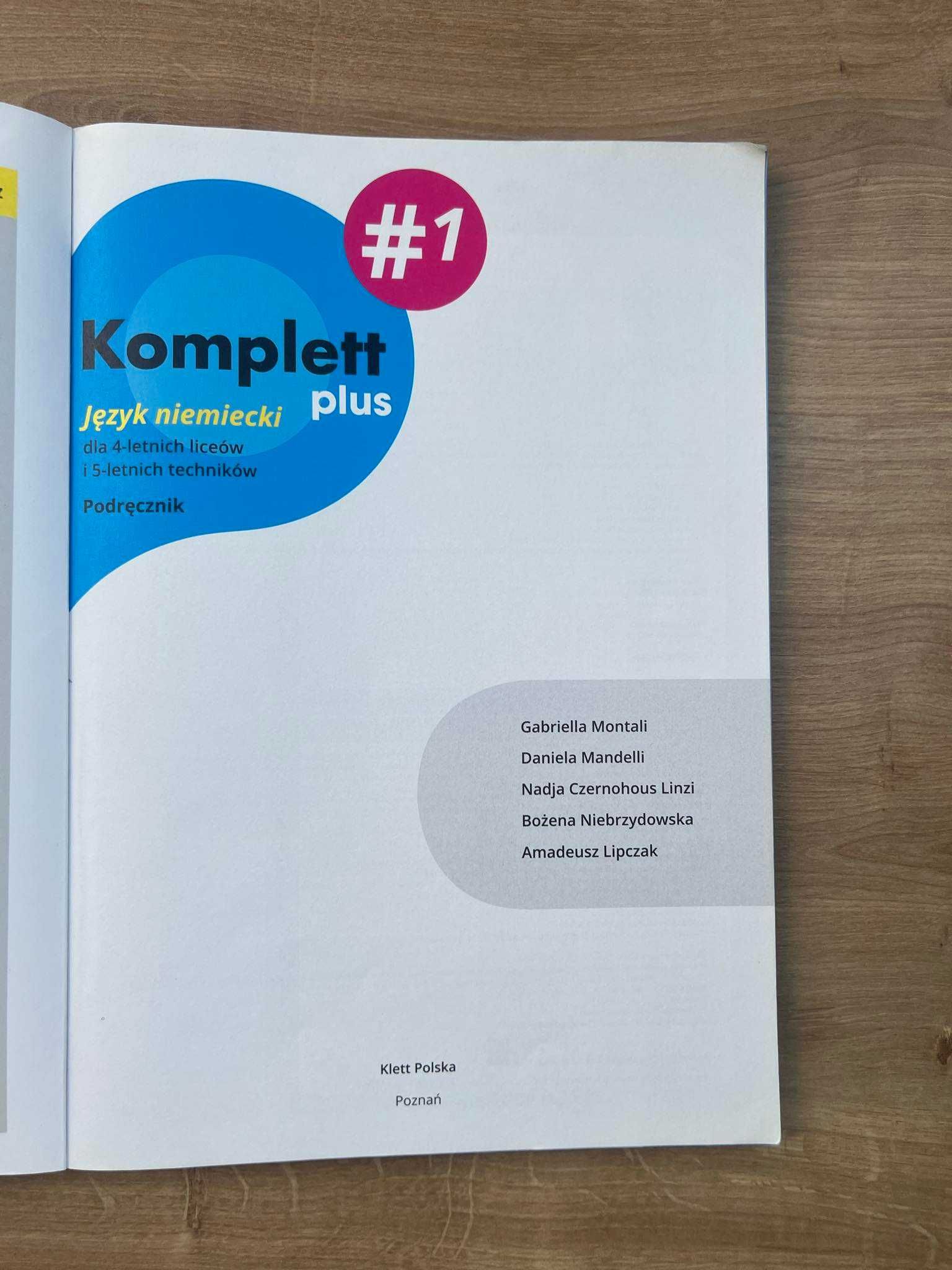 Komplett plus 1 Język niemiecki podręcznik