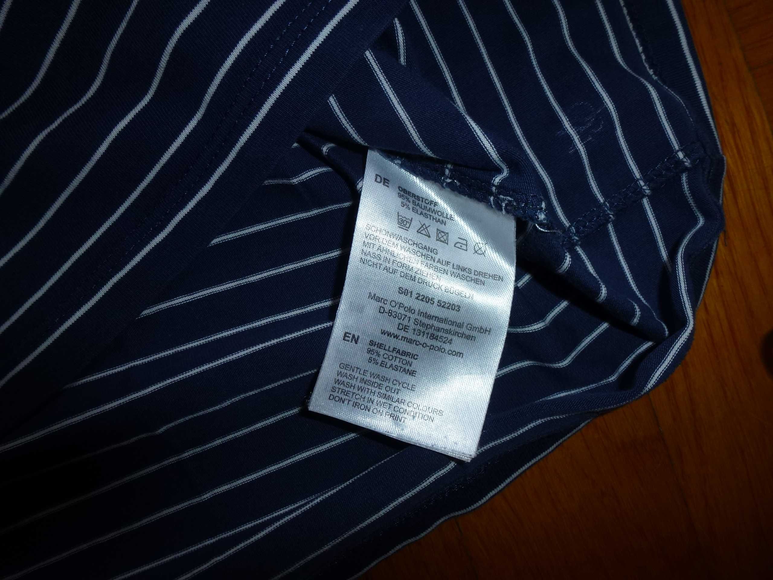 Bluzka T-Shirt Marc O"Polo granatowa w paseczki oryginalna L/XL