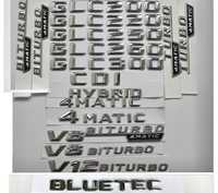 Letras Emblema Símbolo Mala Mercedes Benz GLC250 V8 BITURBO BLUETEC