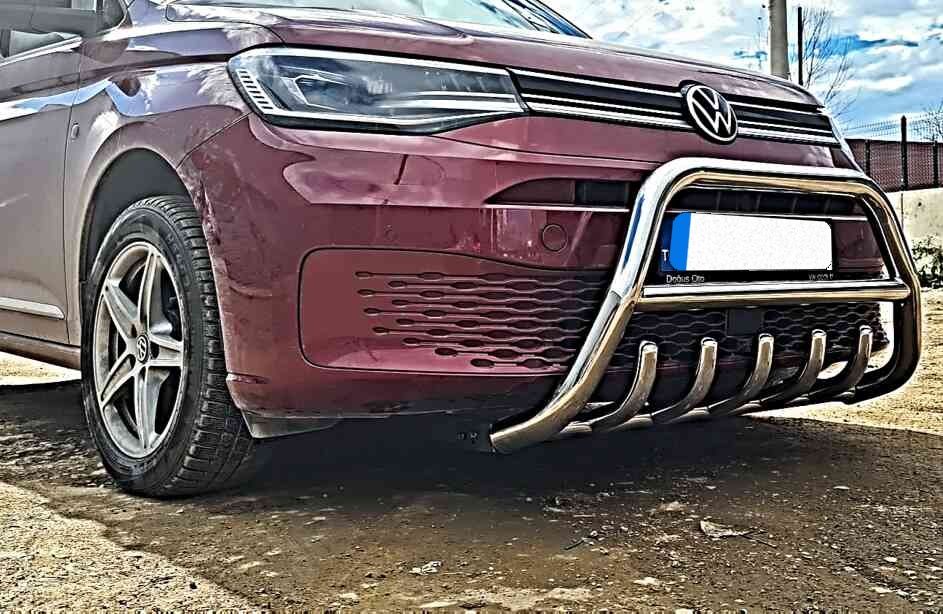 Volkswagen Caddy 2021- kangur orurowanie przednie A-Bar chrom