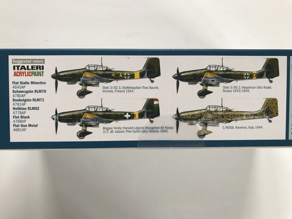 Samolot Ju D-5 Stuka model Italeri 2709