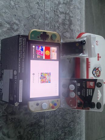 Nintendo Switch Oled Zelda Totk Edycja  + gry+dodatki