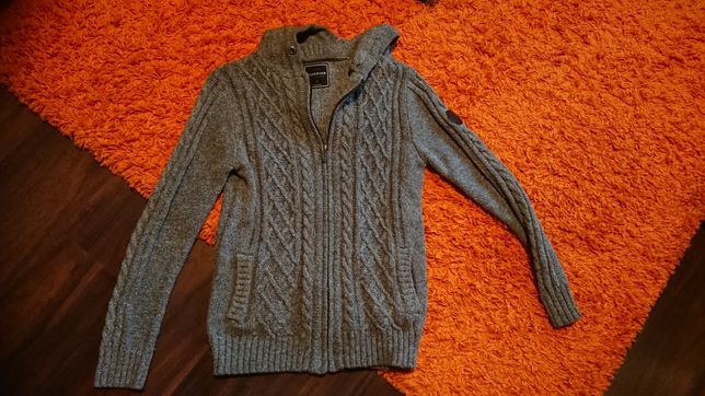 Sweter z kapturem męski XL