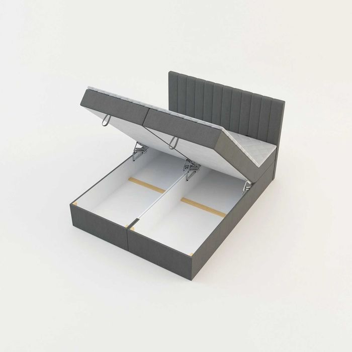 Łóżko LIMAND FUNDAMENTO 140x200 materac i toper nowe okazja rabat 45%