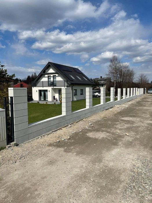 Ogrodzenia murowane, panelowe, metalowe. Montaż,  serwis