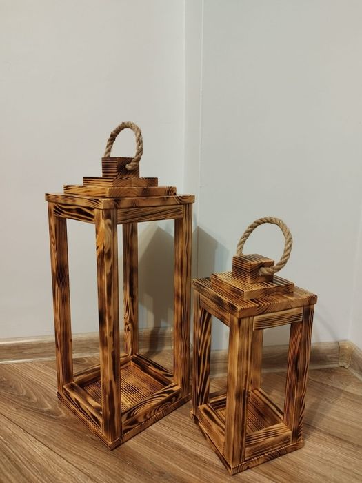 Sprzedam lampiony drewniane