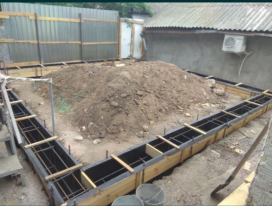 Бетонные работы.Усиление фундаментов.Отмостка.Демонтаж резка бетона.