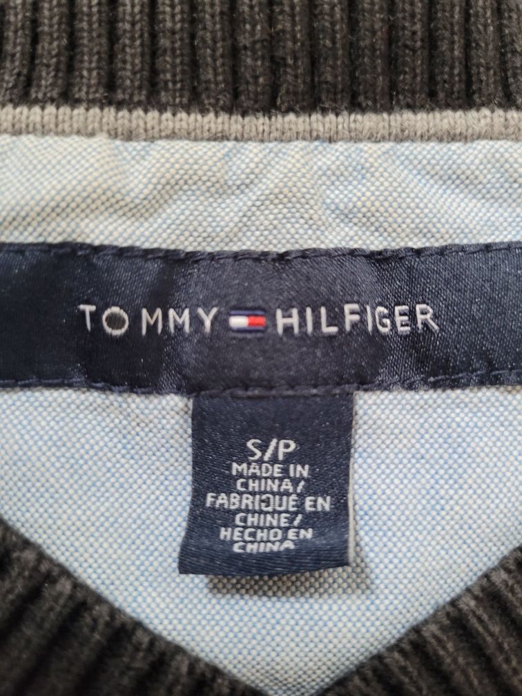 Czarny sweterek męski Tommy Hilfiger