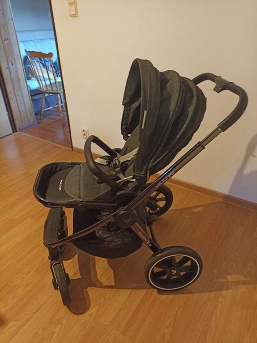 Wózek dziecięcy muuvo quick 2.0 z gondola rama w połysku mocna